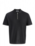 Jack & Jones - Jjeemil Knit Zip Polo Ss Sn - L&uuml;hikeste varrukatega kootud polos&auml;rgid - XXL