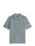 Tommy Hilfiger - Dc Spread Collar Mouline  Polo - L&uuml;hikeste varrukatega kootud polos&auml;rgid - XL
