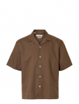 Selected - Slmrlxclay Linenblend Ss Shirt Res Noos - Vabaaja s&auml;rgid - XXL