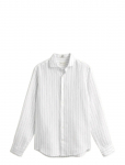 Gant - Reg Linen Stripe Shirt - Linased s&auml;rgid - XXXL