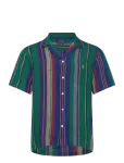 Polo Ralph Lauren - Classic Fit Striped Linen Camp Shirt - L&uuml;hikeste varrukatega s&auml;rgid - S