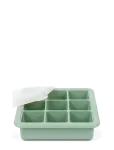 Haakaa - Haakaa Silicone Freezer Tray With Lid- 9 Compartments - Pea Green - Beebitoidu konteinerid - ONE SIZE