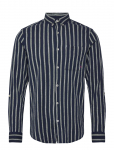Scotch & Soda - Striped Crinkle Structure Regularfit Shirt - Vabaaja s&auml;rgid - XXL