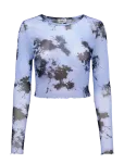 Only Maternity - Olmloura Mesh Line L/S O-Neck Top Jrs - Pikkade varrukatega l&uuml;hikesed topid - M