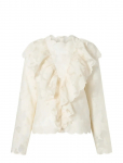 Malina - Sansa Ruffled Lace Blouse - Pikkade varrukatega - 44
