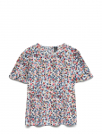 Vero Moda - Vmsiena Ss Top Wvn - L&uuml;hikeste varrukatega - XXL