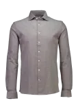 Lindbergh - Knitted Dress Shirt L/S - &Auml;ris&auml;rgid - L