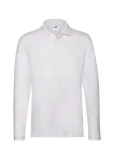 Fruit Of The Loom - Premium Long Sleeve Polo - Pikkade varrukatega - L
