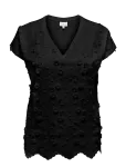 ONLY Carmakoma - Carlulu S/S V-Neck Top Box Jrs - Varrukateta - 46-48