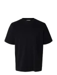 Selected - Slmtaj Mid Wgt Peach Ss O-Neck Tee Noos - L&uuml;hikeste varrukatega - XL