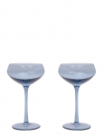 Here's How - Glas Coupe The Lou- Set Om 2- Bl&aring; - Kokteiliklaasid - ONE SIZE