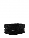 Blomus - Crochet Rope Basket L - 20 X 12 X 9 Cm - Tela - Black - Hoiukorvid - L 20CM