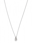 Bud To Rose - Drop Crystal Necklace Clear/Silver - &Otilde;rnad kaelakeed - ONE SIZE