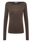 Monki - Sheer Boatneck Long-Sleeve - Pikkade varrukatega - S