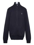 Ralph Lauren Kids - Cotton Mockneck Full-Zip Sweater - Kardiganid - L