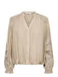 Co' Couture - Delincc Balloon Emb Shirt - Pikkade varrukatega - S
