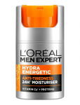 L'Or&eacute;al Paris - L'or&eacute;al Paris Men Expert Hydra Energetic 24H Anti-Tiredness Moisturiser For Normal Skin 50 Ml - Niisutajad - 50 ml
