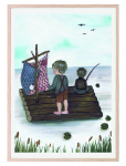 That's Mine - Poster Raft Fishing 50X70 - Posters - 50X70CM