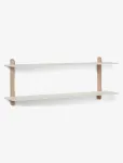 Gejst - Nivo Shelf F Light Oak/ White - Riiulid - ONE SIZE