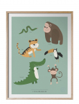 Kunskapstavlan&reg; - I Djungeln - Posters - 30X40CM