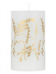 Kunstindustrien - Wax Alter Candles 7X 12- Gold Wild Flowers - Plokkk&uuml;&uuml;nlad - ONE SIZE