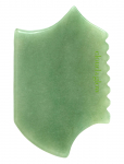 Cloud & Glow - Razor Gua Sha Green Aventurine - Gua Sha & Face Rollers - ONE SIZE