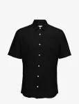 ONLY & SONS - Onscaiden Life Ss Solid Linen Blend Noos - L&uuml;hikeste varrukatega - M
