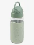 Done By Deer - Easy-Grip Straw Bottle Elphee Green - S&ouml;&ouml;giaeg - ONE SIZE