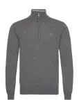 Gant - Superfine Lambswool Half Zip - Poolpika lukuga džemprid - XXL