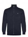 Gant - Cotton Knit Zip Cardigan - Lukuga džemprid - XXXL