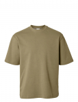 Selected - Slmlooseoscar Ss O-Neck Tee Noos - L&uuml;hikeste varrukatega - S