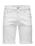 ONLY & SONS - Onsply White 9297 Azg Dnm Shorts - L&uuml;hikesed teksap&uuml;ksid - S