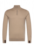 Mos Mosh Gallery - Mmgadam Soft Zip Turtle Neck Knit - Poolpika lukuga džemprid - S