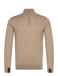 Mos Mosh Gallery - Mmgadam Soft Zip Turtle Neck Knit - Poolpika lukuga džemprid - S