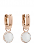 Marmara Sterling - Goldplated Mother Of Pearl Earrings - Rippuvad k&otilde;rvar&otilde;ngad - ONE SIZE