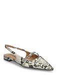 Bianco - Biabari Pointy Flat Slingback Faux Leather - Madalad slingback-kingad - 36