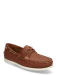 Polo Ralph Lauren - Merton Color-Blocked Leather Boat Shoe - Purjekingad - 44
