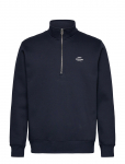 Mads N&oslash;rgaard - Standard Half Zip Logo Sweat - Dressipluusid - L