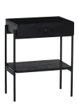 H&uuml;bsch - Noir Bedside Table - Abilauad ja v&auml;ikesed lauad - ONE SIZE