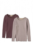 Wheat - 2 Rib T-Shirt L/S Reese - Pikkade varrukatega T-s&auml;rgid - 98