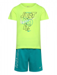 Nike - Ks-Knit Short Set - Komplektid l&uuml;hikeste varrukatega T-s&auml;rgiga - 116/122