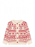 The New - Tnstregina Jacquard Cardigan - Kardiganid - 110