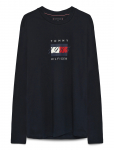 Tommy Hilfiger - Linear Flag Graphic Ls Tee - Pikkade varrukatega - L