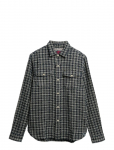 Superdry - Merchant Textured Work Shirt - Ruudulised s&auml;rgid - L