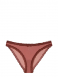 Understatement Underwear - Mesh Lace Trim Bikini Briefs - Alusp&uuml;ksid - XXL