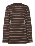 Monki - Long-Sleeved Cotton Mini Dress - L&uuml;hikesed kleidid - XS