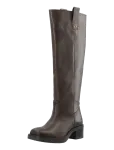 Bianco - Biamary Knee High Pull On Boot Pull Up Leather - Pika s&auml;&auml;rega - 38