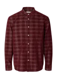 Selected - Slmregclaus Cord Yd Check Ls Shirt - Ruudulised s&auml;rgid - XL