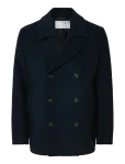 Selected - Slmarchive Wool Blend Peacoat - Villased mantlid - S