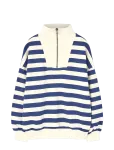 THE ANIMALS OBSERVATORY - Stripes Navy Blowfly Sweatshirt - Dressipluusid - 6 Y